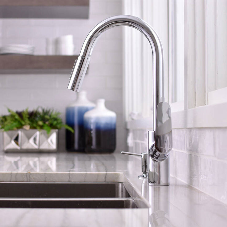 Hansgrohe Focus HighArc 2-Spray Pull Down Kitchen Faucet
