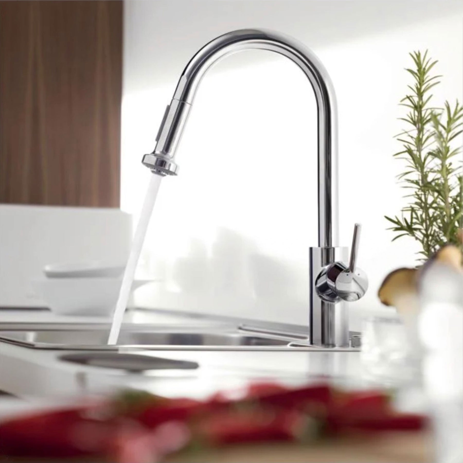 hansgrohe Talis S 160 robinet de cuisine Inox match2, Inox