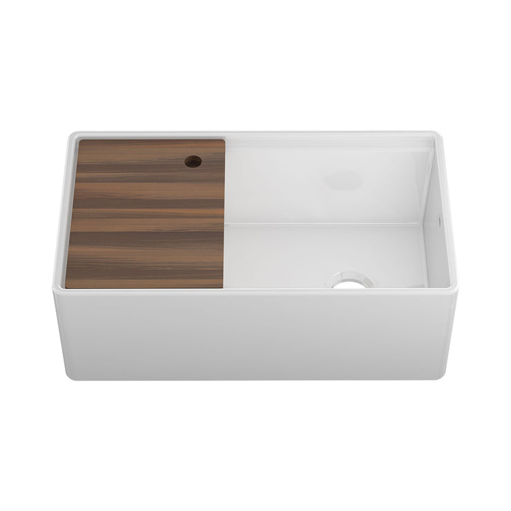 Home Refinements by Julien Fira Single Bowl Kitchen Sink with Accessory