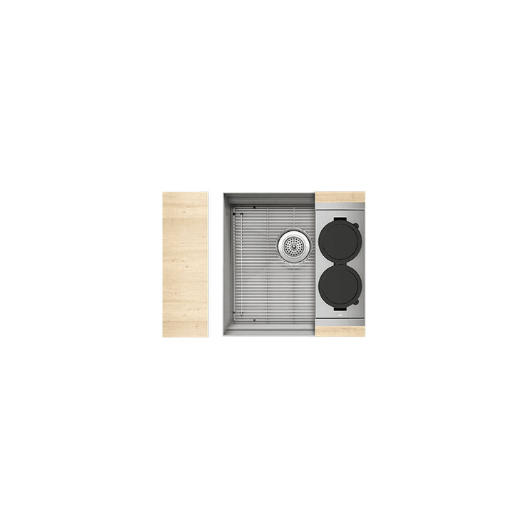 Home Refinements by Julien SmartStation Single Bowl Kitchen Sink