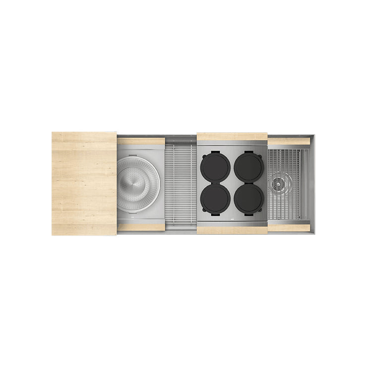 Home Refinements by Julien SmartStation Single Bowl Kitchen Sink