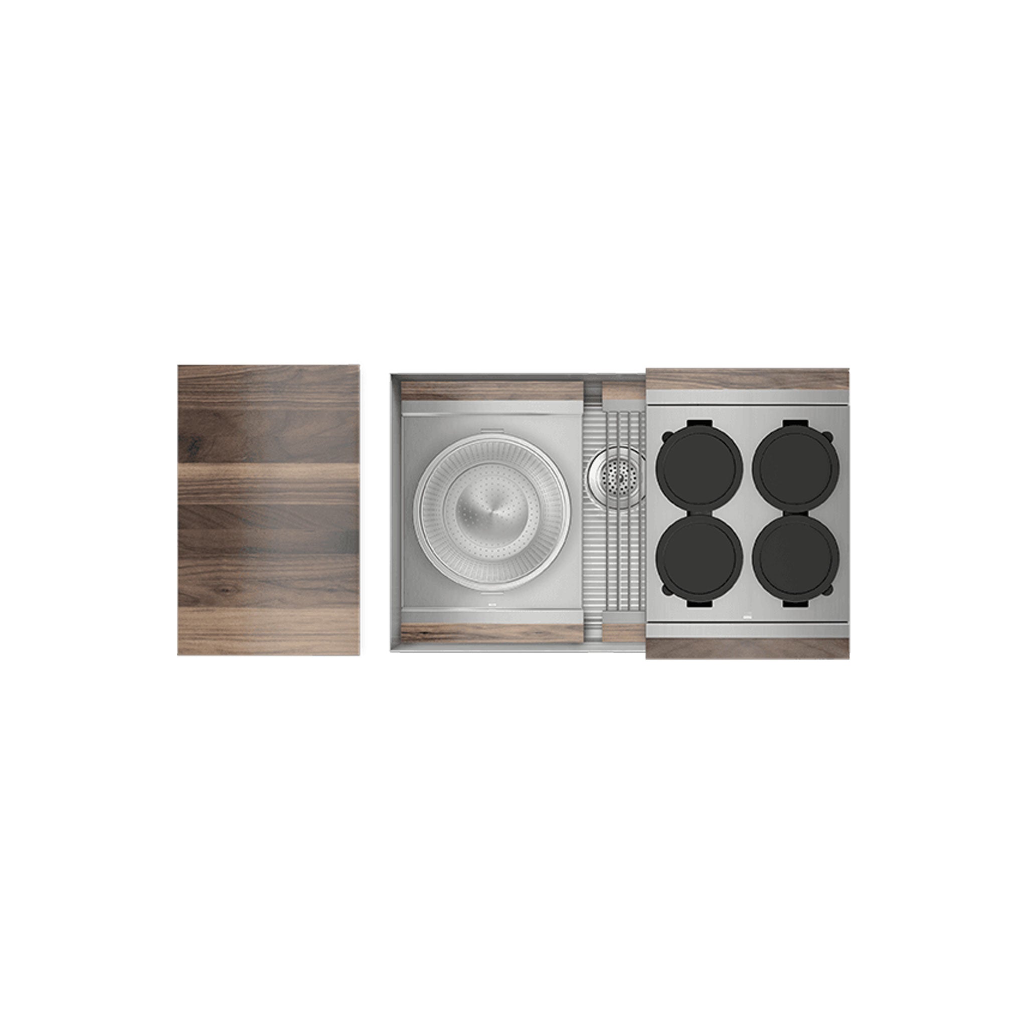 Home Refinements by Julien SmartStation Single Bowl Kitchen Sink