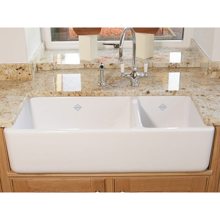 Shaw Edgworth Double Bowl Kitchen Sink