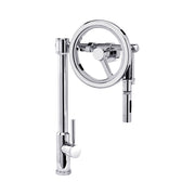 Waterstone Endeavor Wheel Pulldown Kitchen Faucet
