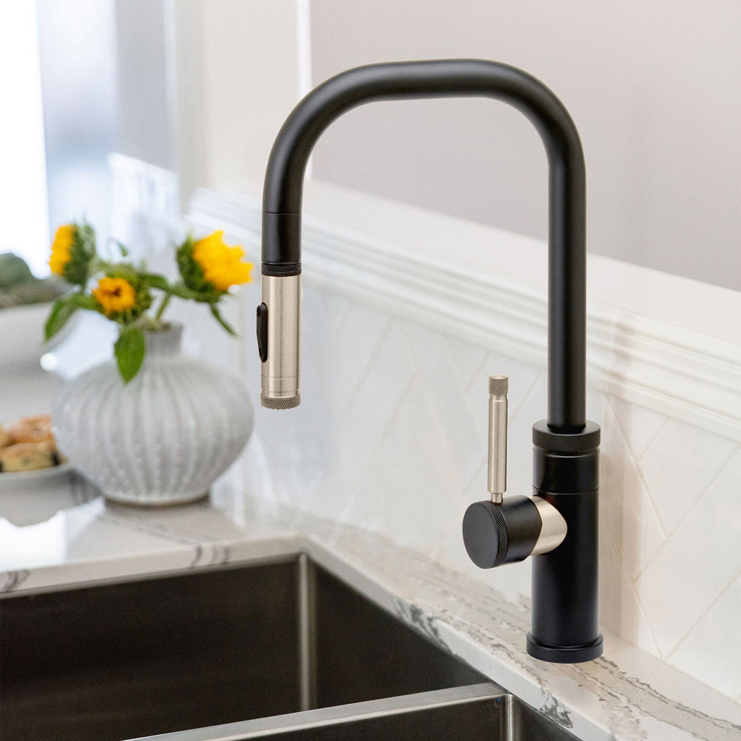 Waterstone Fluton Industrial PLP Pulldown Kitchen Faucet