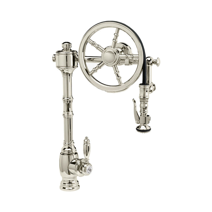 Waterstone Traditional Wheel Pulldown Kitchen Faucet