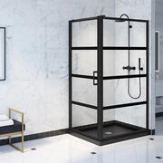 Fleurco Latitude Pivot Shower Door Two-Sided Cube