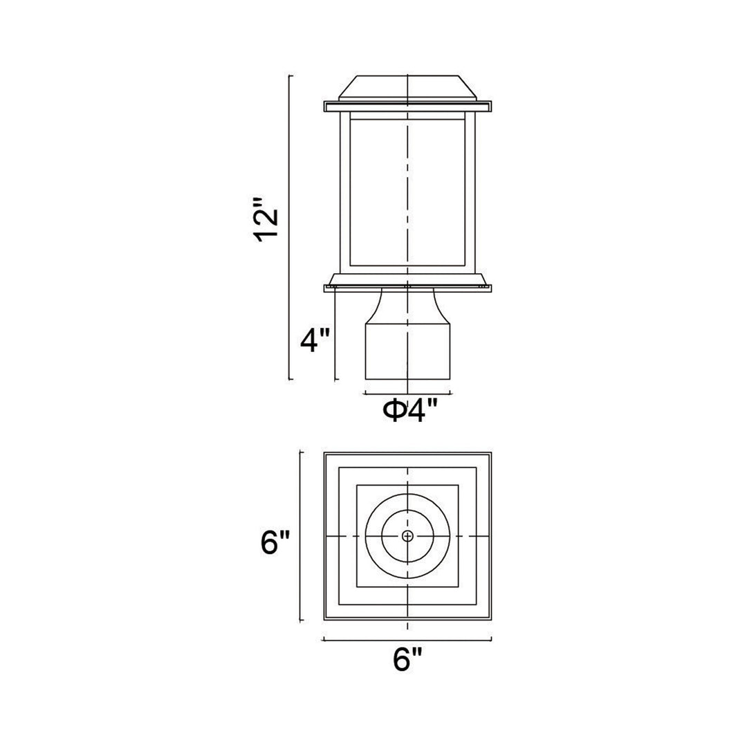 CWI Lighting Blackbridge Outdoor Lantern