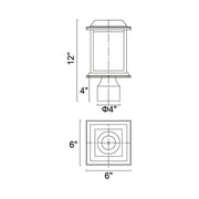 CWI Lighting Blackbridge Outdoor Lantern
