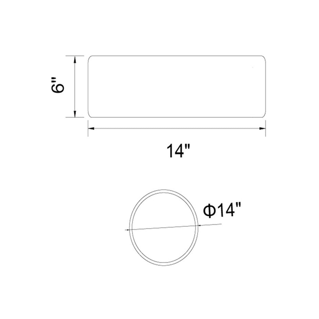 CWI Lighting Campton 2-Light Flush Mount
