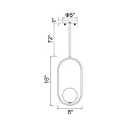 CWI Lighting Celeste 1-Light Pendant