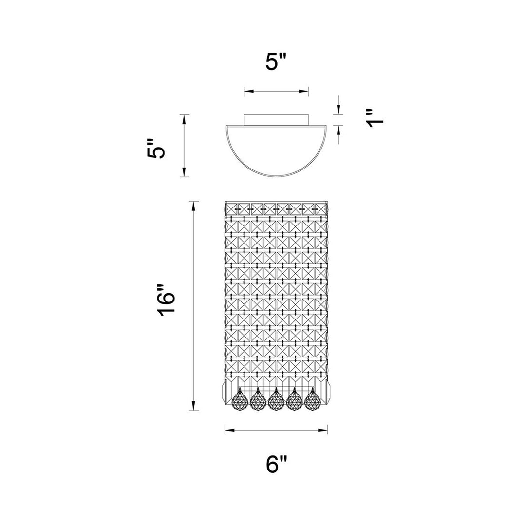 CWI Lighting Colosseum 4-Light Wall Sconce