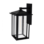 CWI Lighting Crawford 1-Light Black Outdoor Wall Light