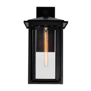 CWI Lighting Crawford 1-Light Black Outdoor Wall Light