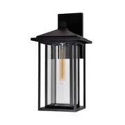 CWI Lighting Crawford 1-Light Black Outdoor Wall Light