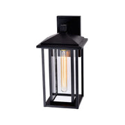 CWI Lighting Crawford 1-Light Black Outdoor Wall Light