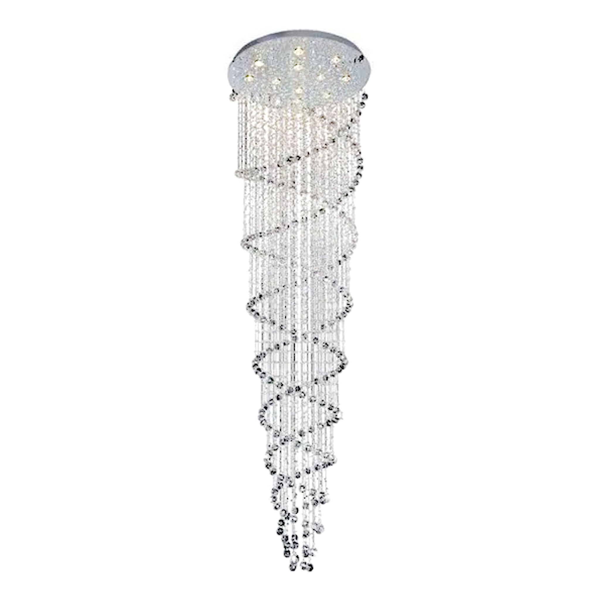 CWI Lighting Double Spiral 12-Light Flush Mount – Canaroma Bath & Tile