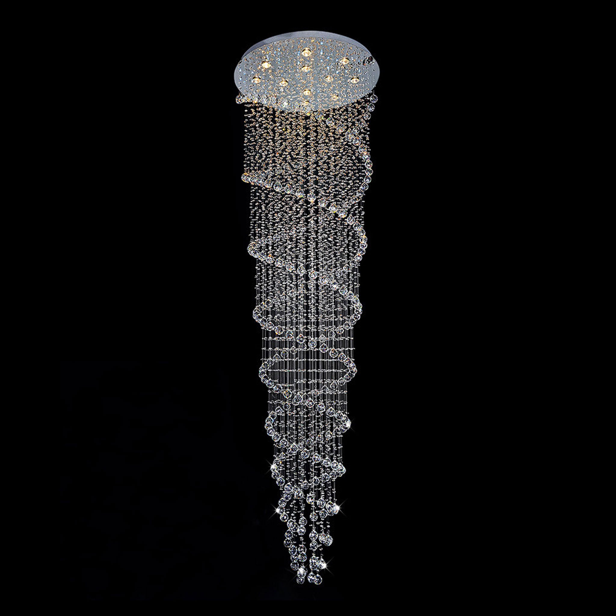 CWI Lighting Double Spiral 12-Light Flush Mount – Canaroma Bath & Tile