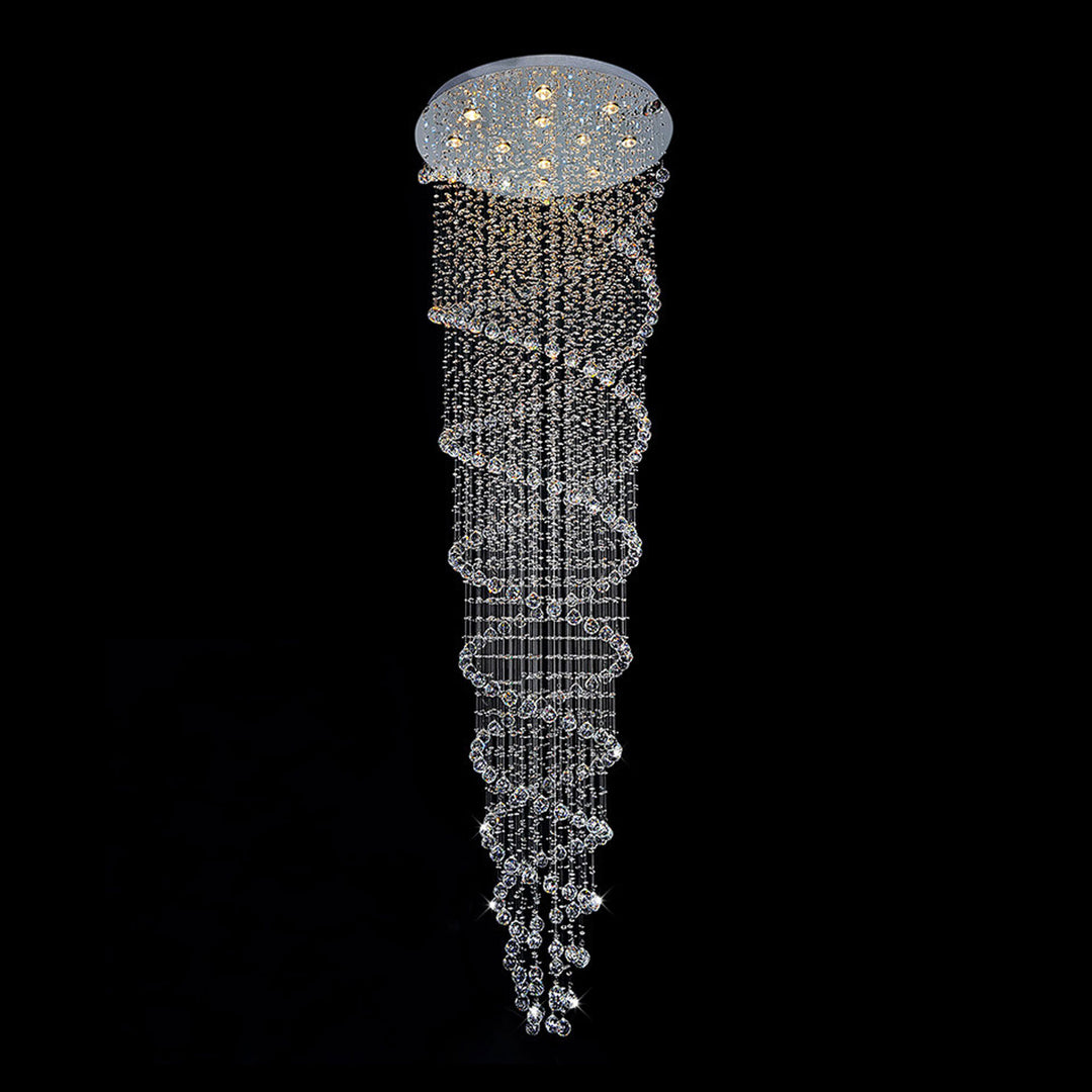 CWI Lighting Double Spiral 12-Light Flush Mount