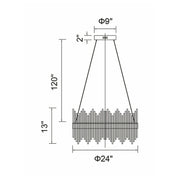 CWI Lighting Genevieve LED Chandelier