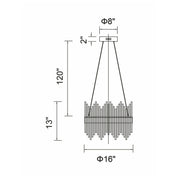 CWI Lighting Genevieve LED Chandelier