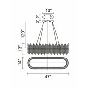 CWI Lighting Genevieve LED Chandelier