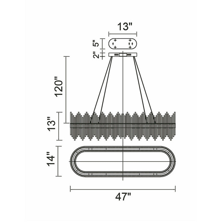 CWI Lighting Genevieve LED Chandelier