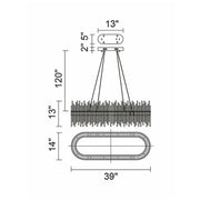 CWI Lighting Genevieve LED Chandelier