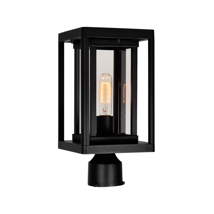 CWI Lighting Mulvane 1-Light Black Outdoor Lantern Head