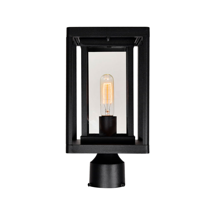 CWI Lighting Mulvane 1-Light Black Outdoor Lantern Head