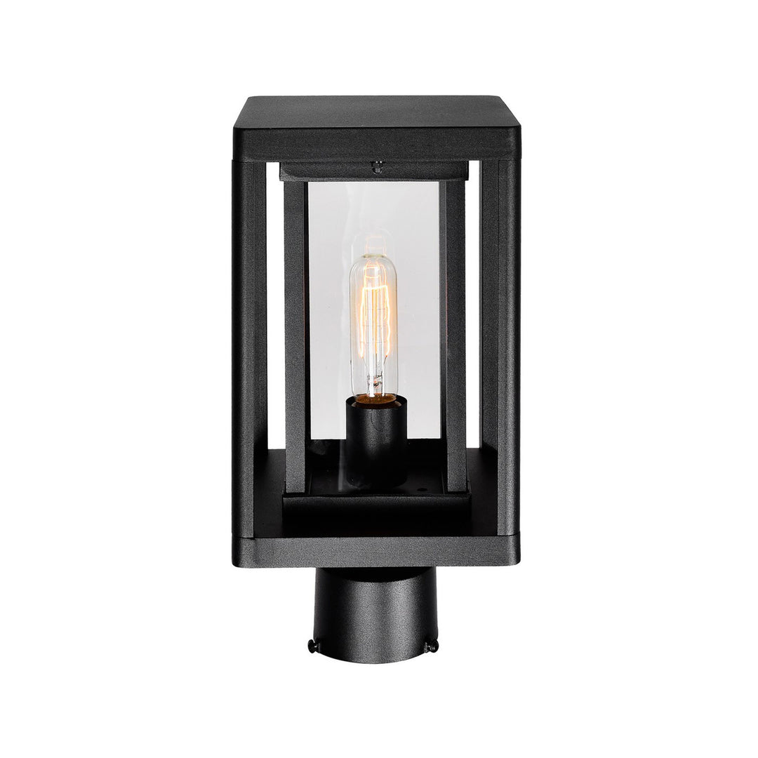 CWI Lighting Mulvane 1-Light Black Outdoor Lantern Head