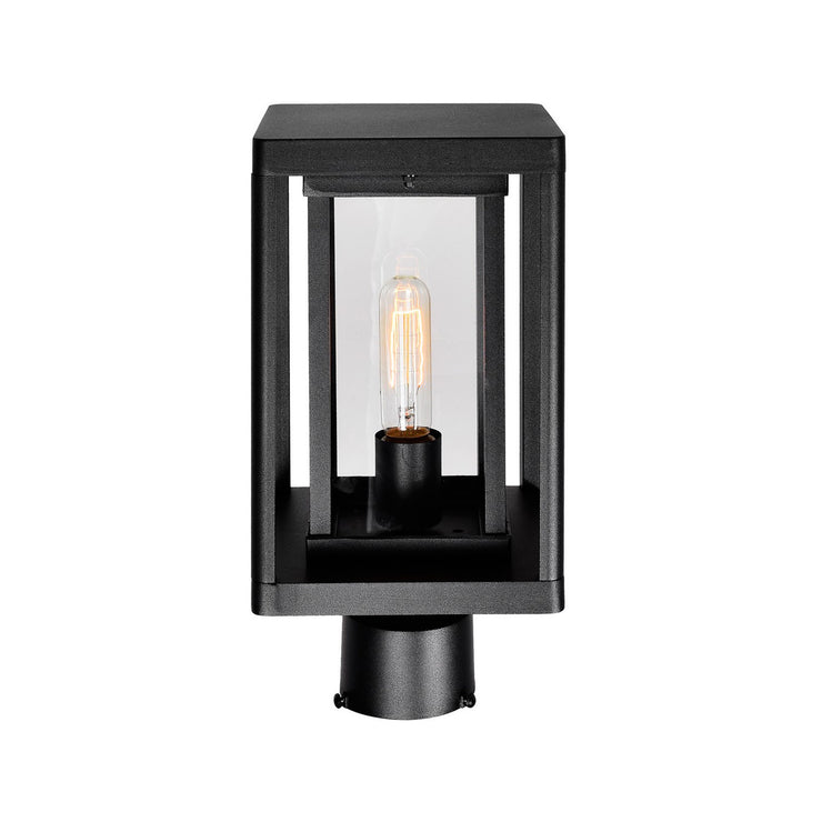 CWI Lighting Mulvane 1-Light Black Outdoor Lantern Head