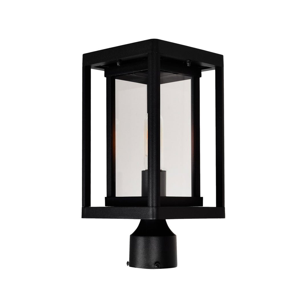 CWI Lighting Mulvane 1-Light Black Outdoor Lantern Head