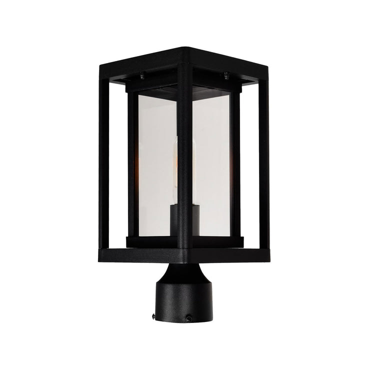 CWI Lighting Mulvane 1-Light Black Outdoor Lantern Head