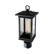 CWI Lighting Oakwood 1-Light Outdoor Black Lantern Head
