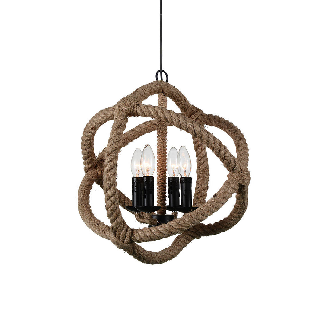 CWI Lighting Padma 4-Light Chandelier