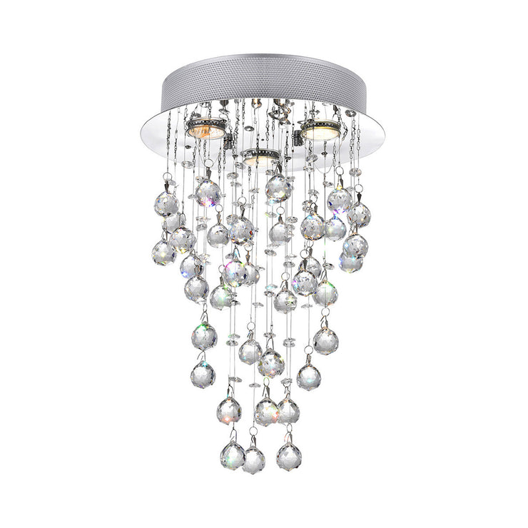 CWI Lighting Rain Drop 3-Light Flush Mount