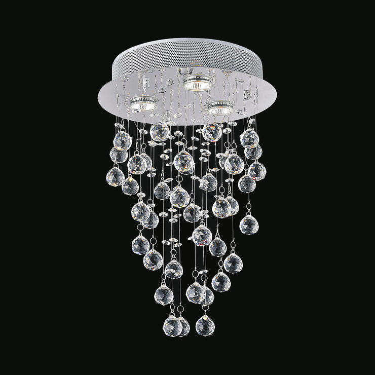 CWI Lighting Rain Drop 3-Light Flush Mount