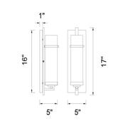 CWI Lighting Sierra 1-Light Wall Sconce