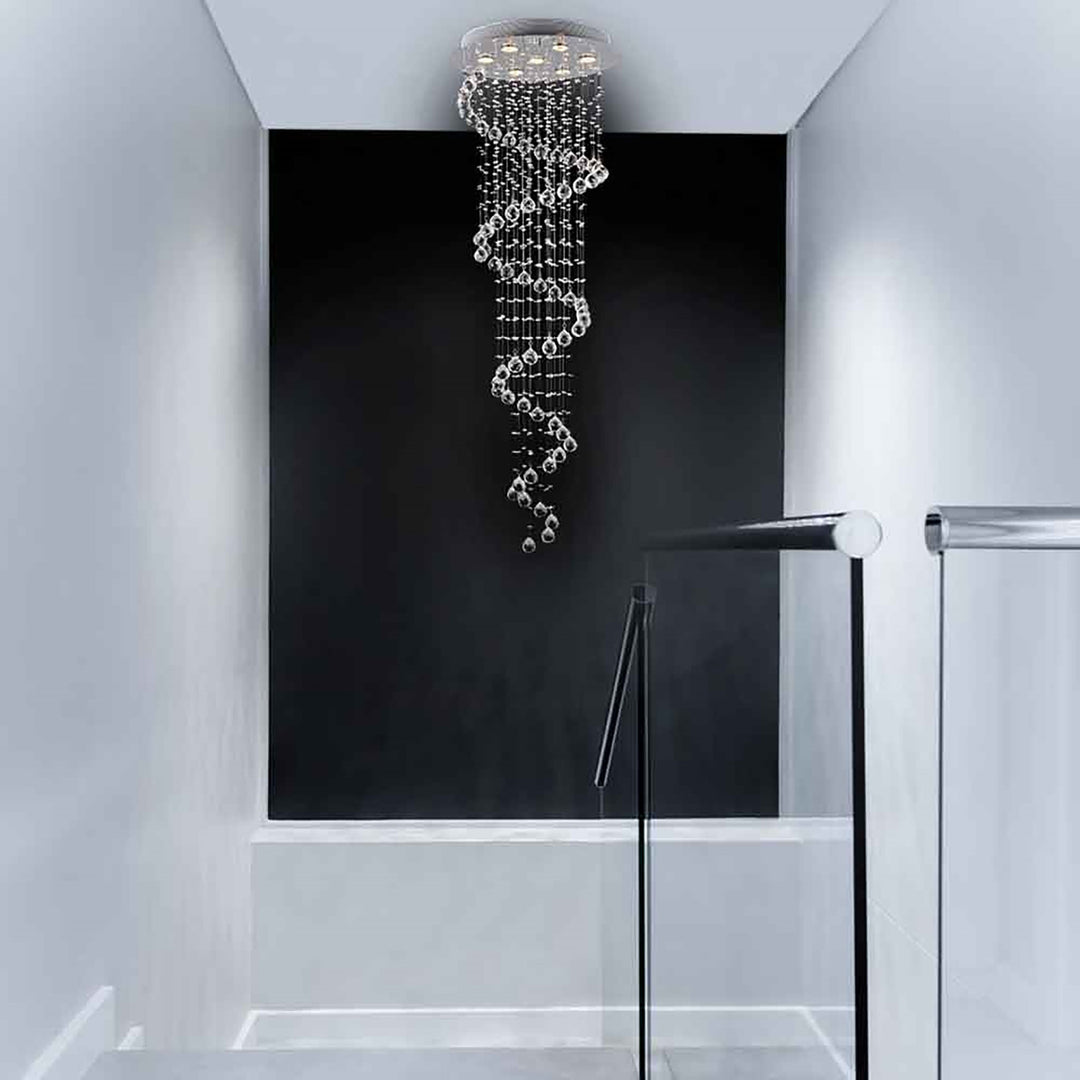 CWI Lighting Spiral 6-Light Flush Mount