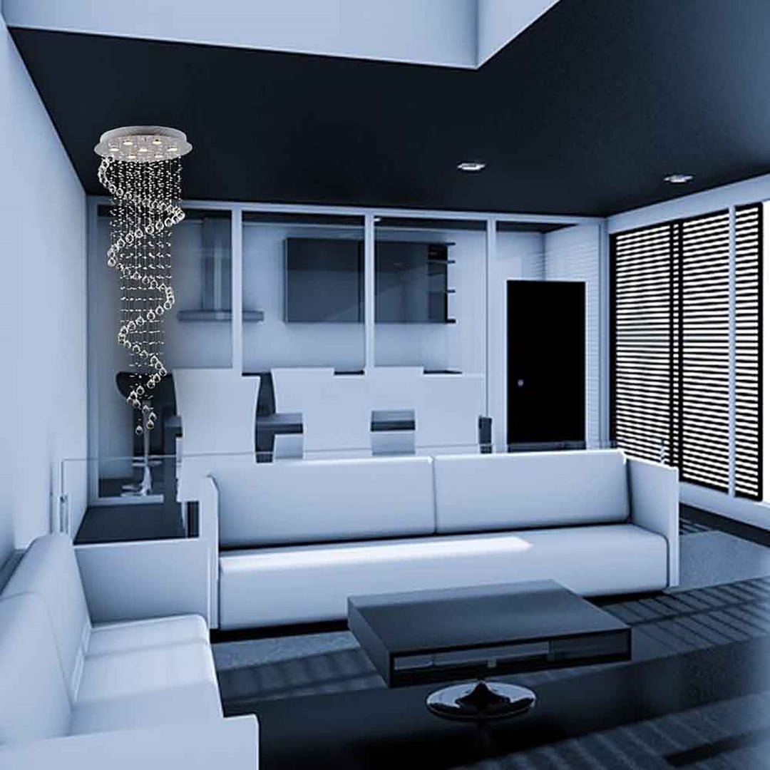 CWI Lighting Spiral 6-Light Flush Mount