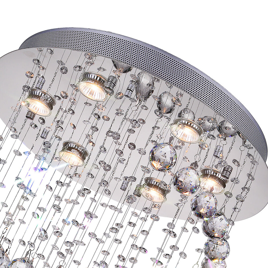 CWI Lighting Spiral 6-Light Flush Mount