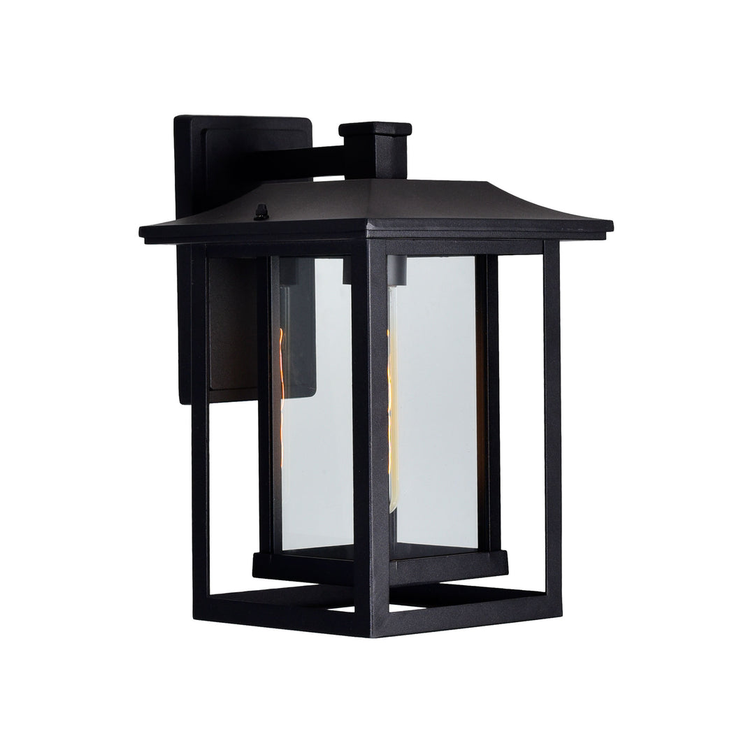 CWI Lighting Winfield 1-Light Black Outdoor Wall Light