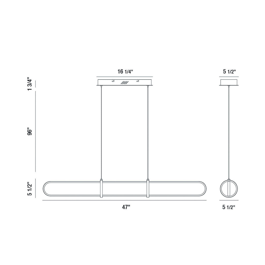 Eurofase Berkley Linear Chandelier