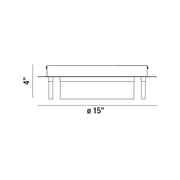 Eurofase Bria Ceiling Mount Light