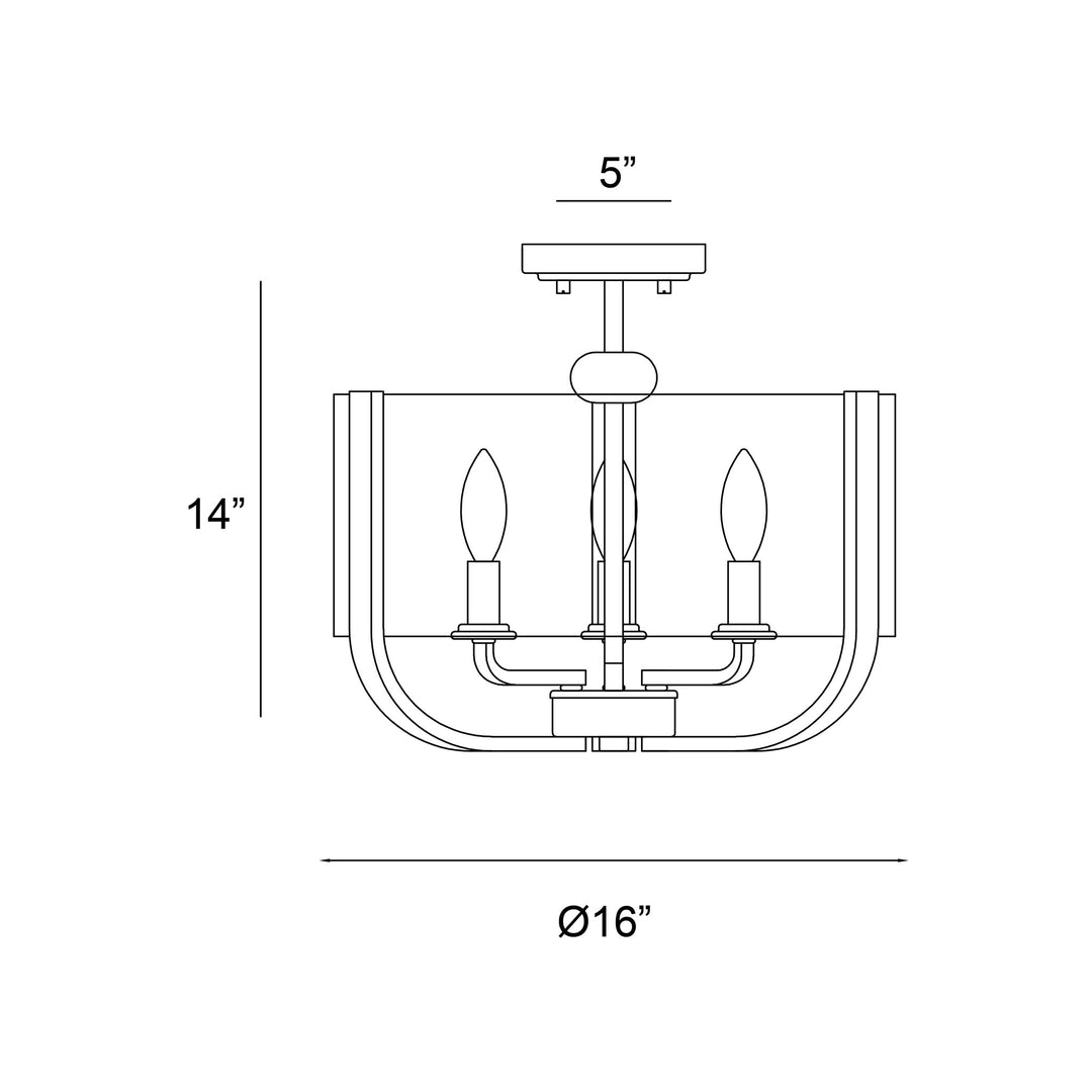 Eurofase Campisi Ceiling Mount Light
