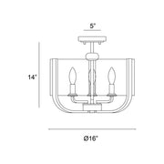 Eurofase Campisi Ceiling Mount Light