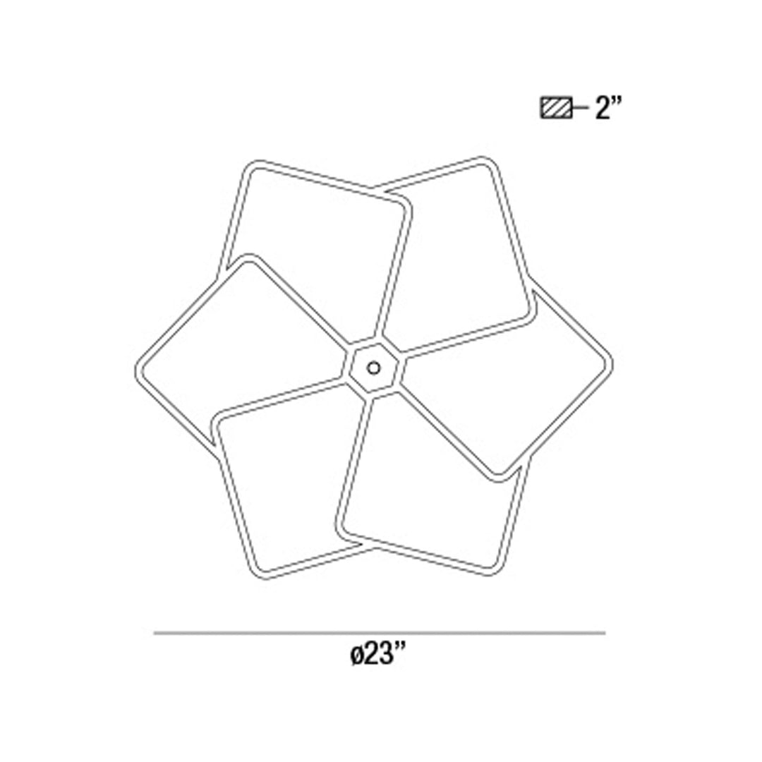 Eurofase Oliti Ceiling Mount Light