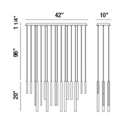 Eurofase Santana Linear Chandelier
