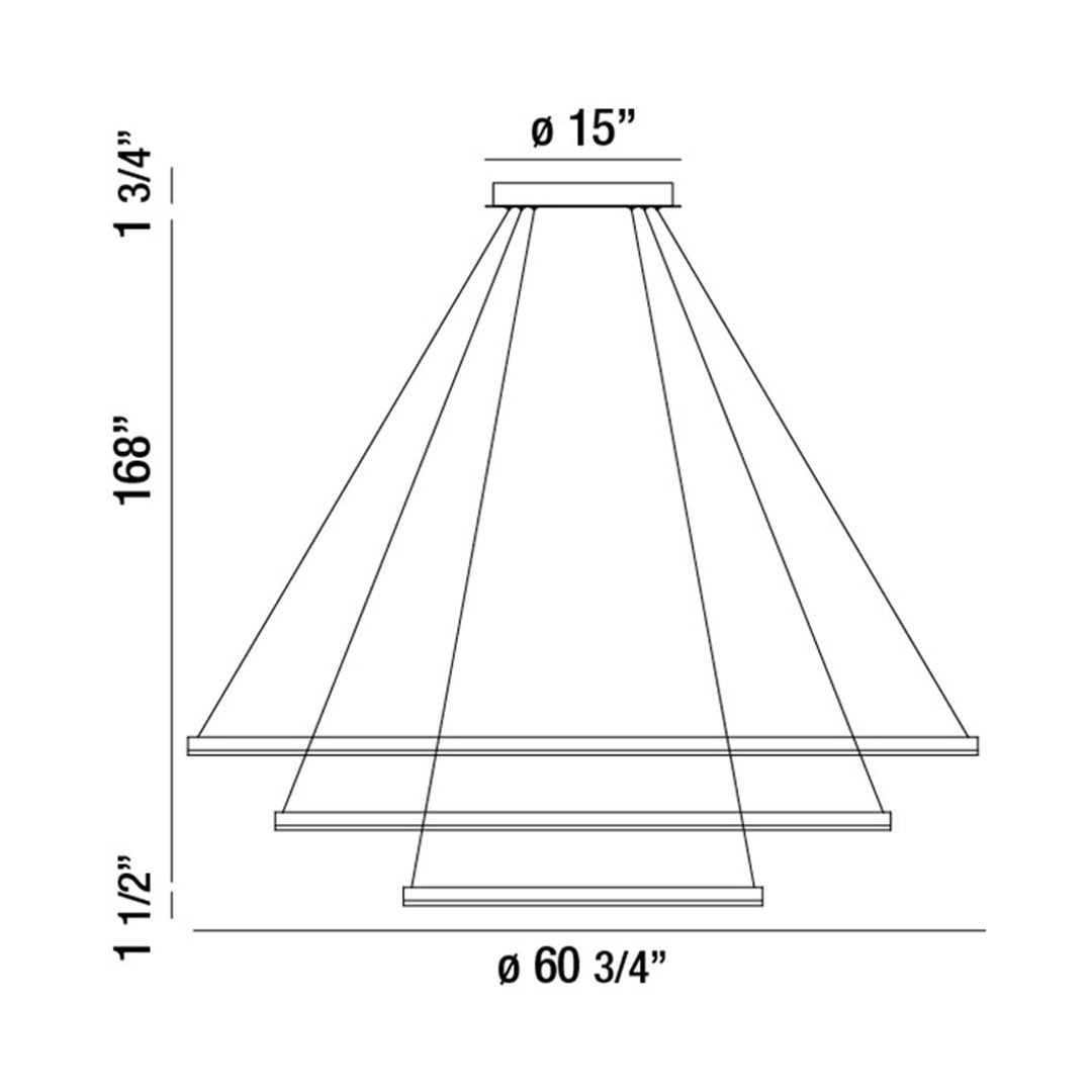 Eurofase Spunto Round Chandelier